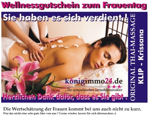 Wellnessgutschein zum Frauentag